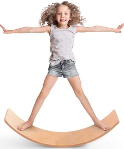 Tablero de Equilibrio para Niños, Tablero de Nogal para