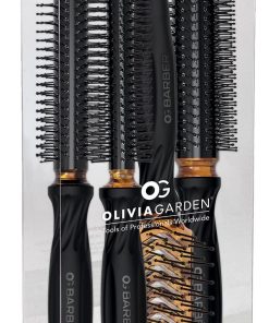 Olivia Garden OG Barber contiene 4 cepillos de estilo,