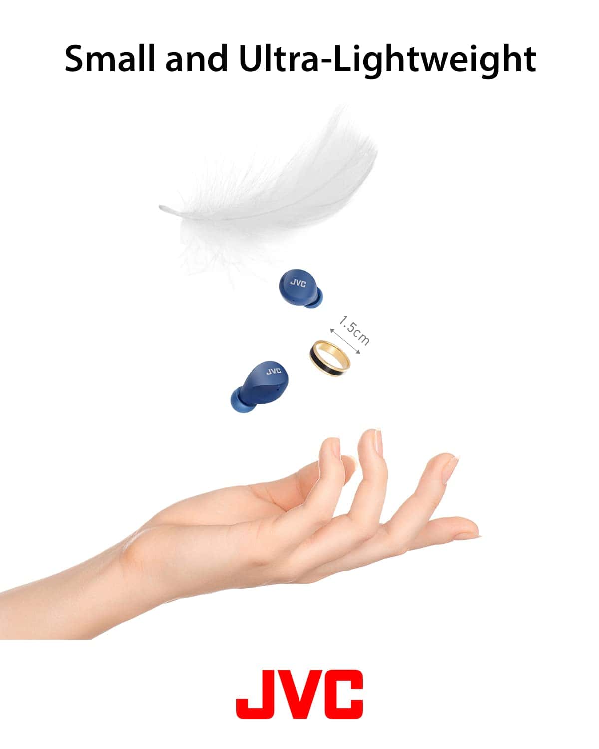 Audífonos Inalámbricos Verdaderos JVC Compactos y Livianos - Imagen 5