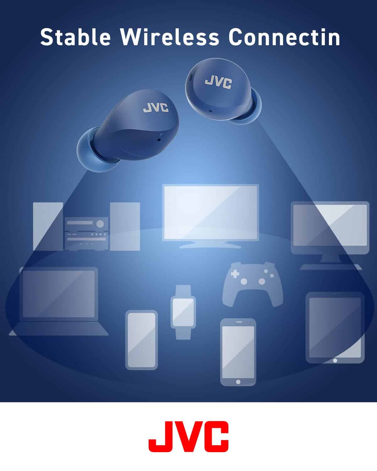 Audífonos Inalámbricos Verdaderos JVC Compactos y Livianos - Imagen 4