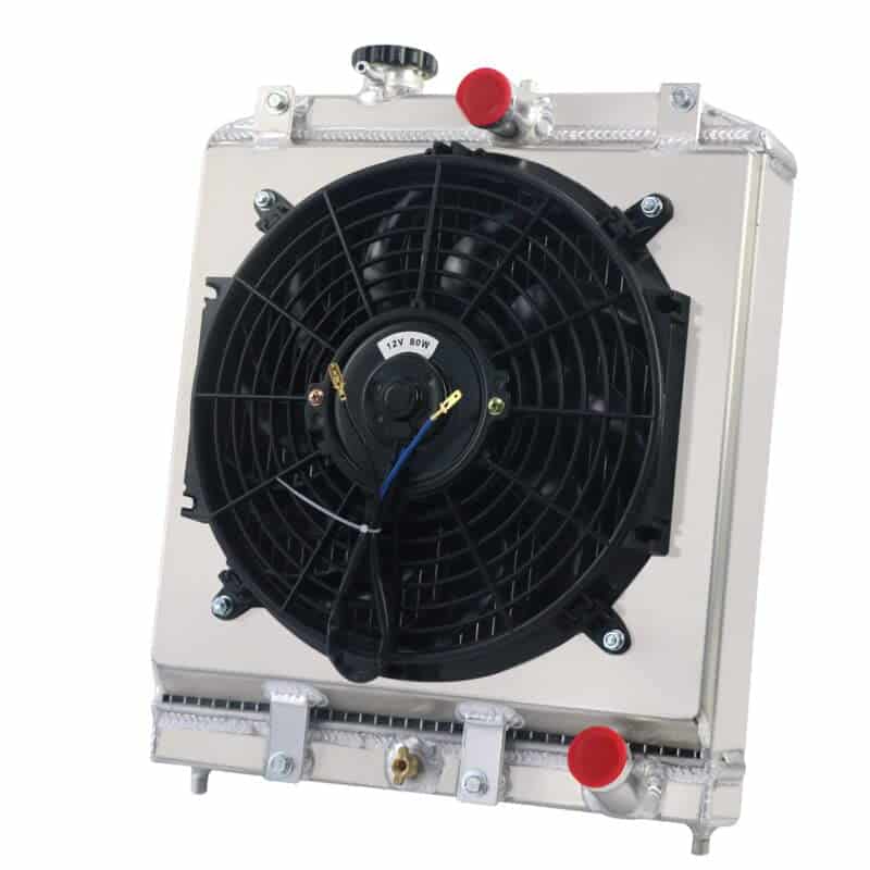 Radiador de aluminio Tepilauda para Honda Civic del Sol - Imagen 3