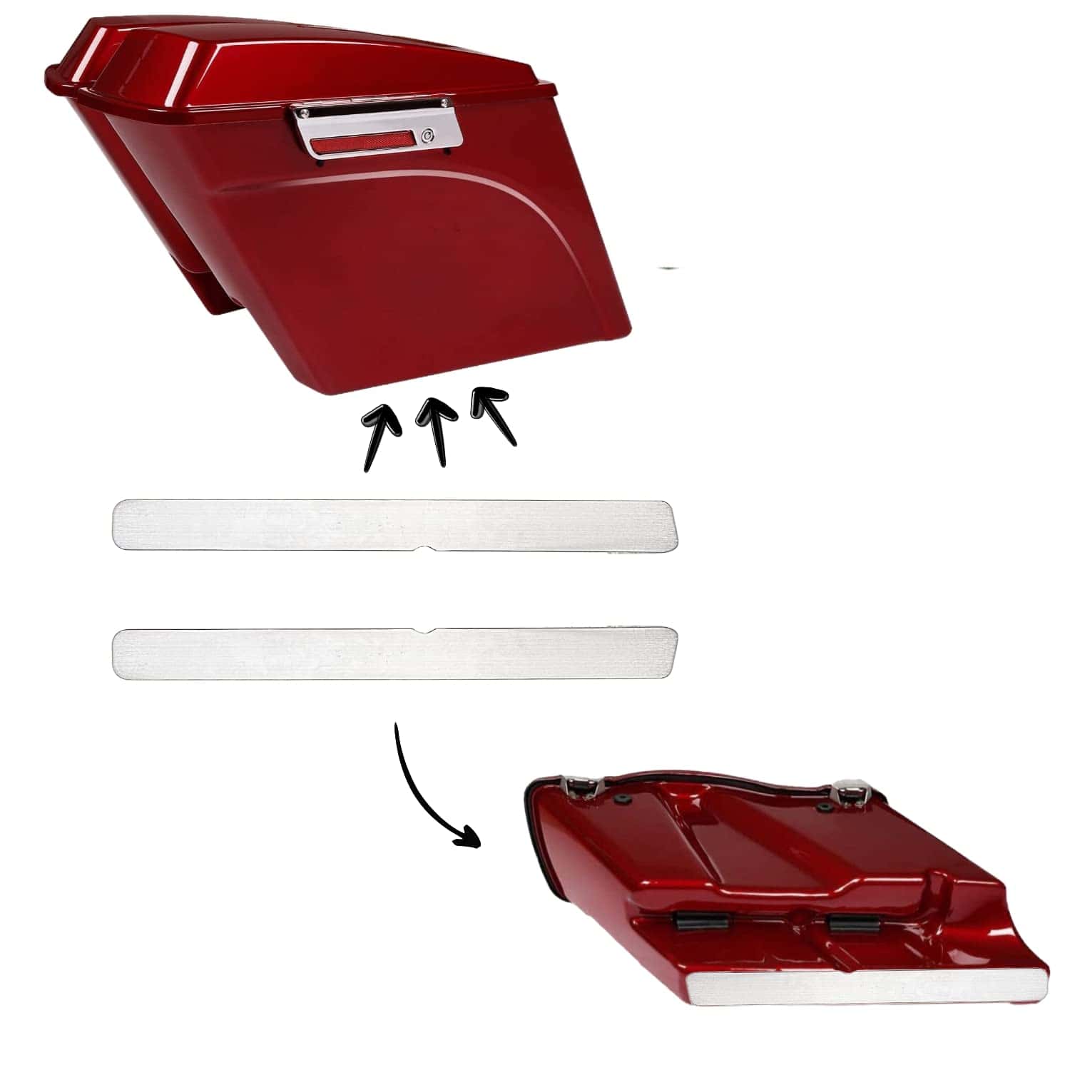 VPZMT Protectores para alforjas modelo Skid Plates para - Imagen 3