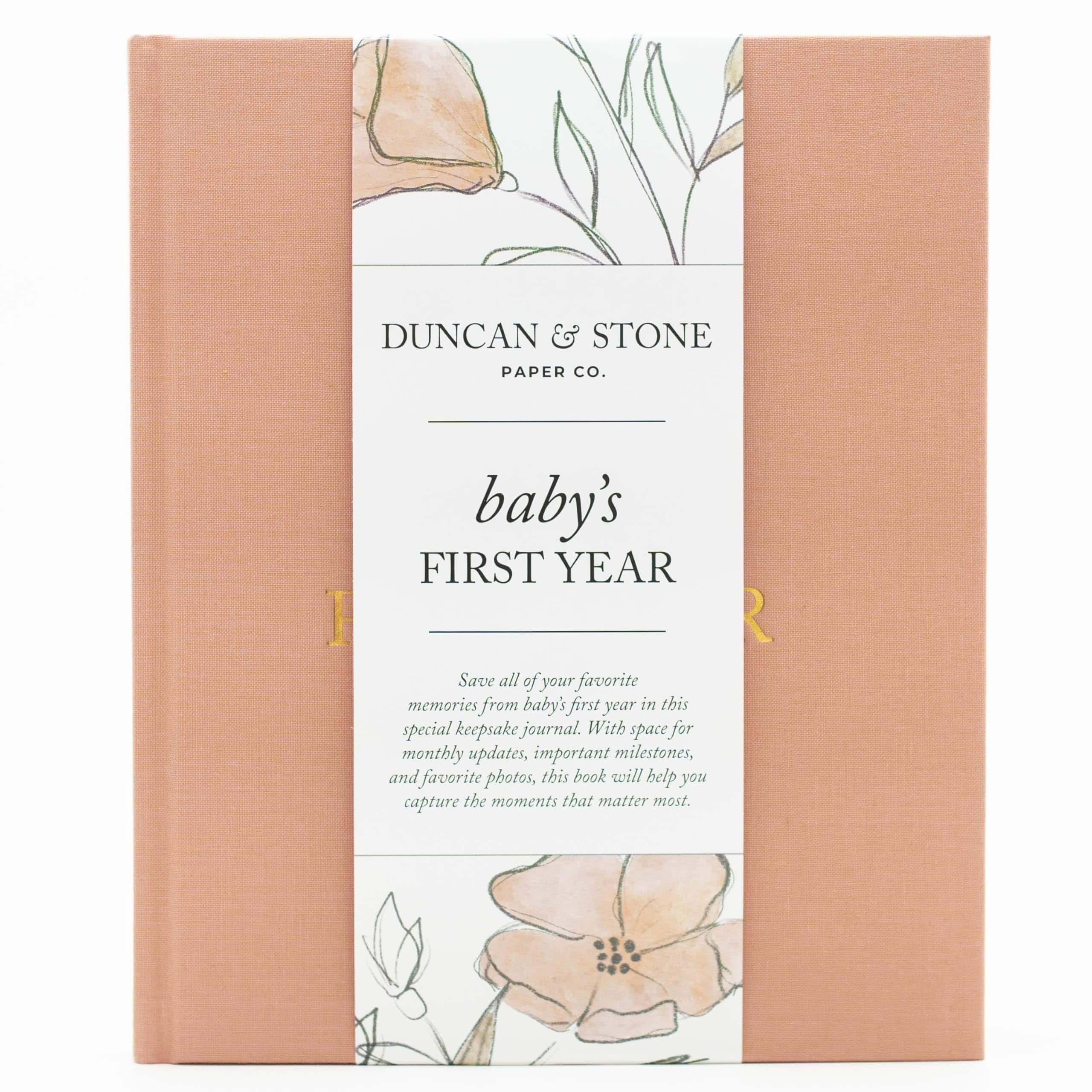 Libro del Primer Año del Bebé - Álbum de recuerdos heredado