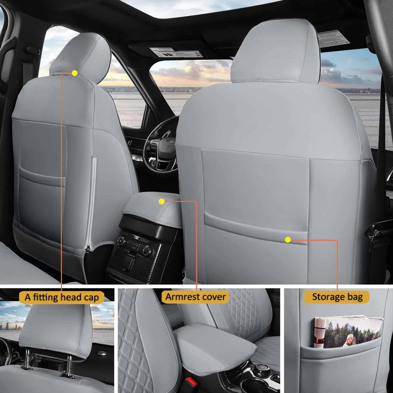 Fundas de Asiento de Automóvil de 7 Asientos en Puero de - Imagen 4