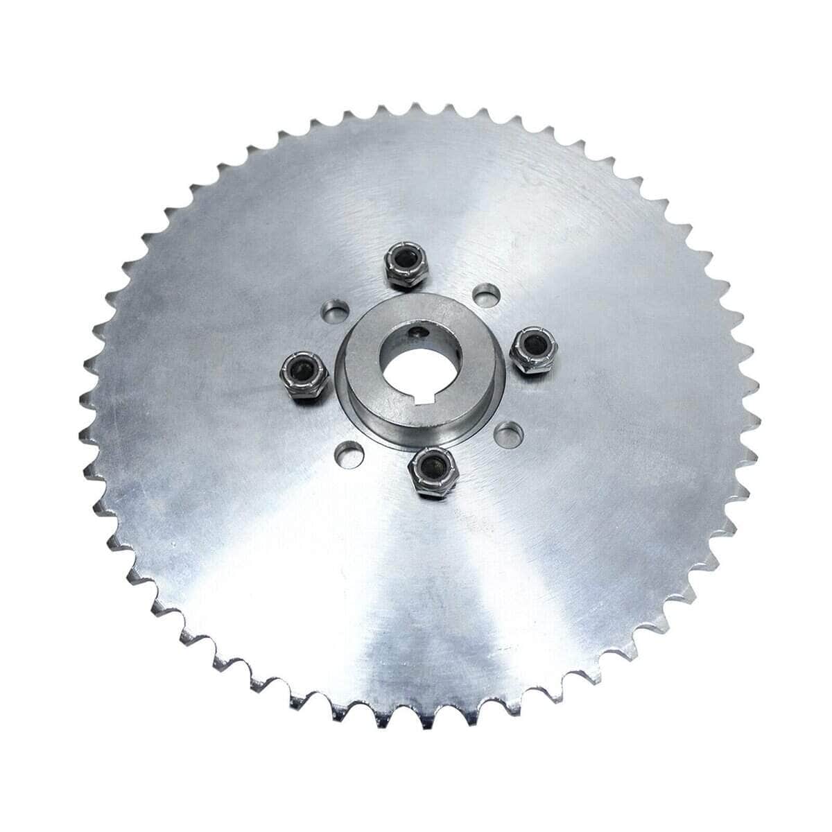 Corona y Buje de 54 Dientes para Cadena 40/41/420 en Ejes - Imagen 5