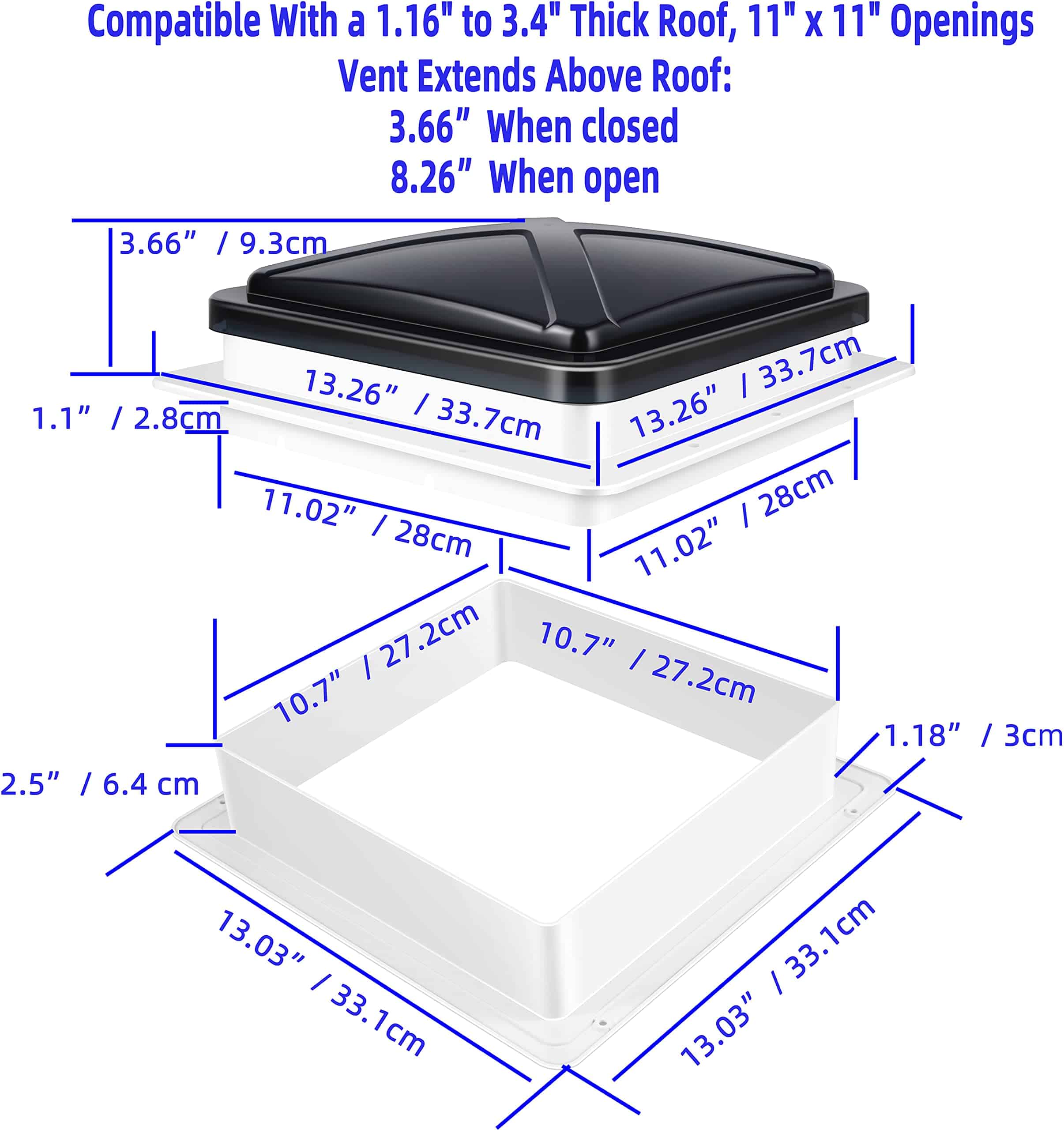 Ventilador de Techo para Caravana Starvent 11" 6 - Imagen 7