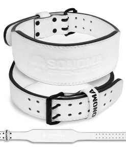 Cinturón de Levantamiento de Pesas de Cuero de 10 mm de