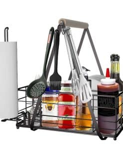 Caddy de picnic Utensilios BBQ para Parrilla Exterior