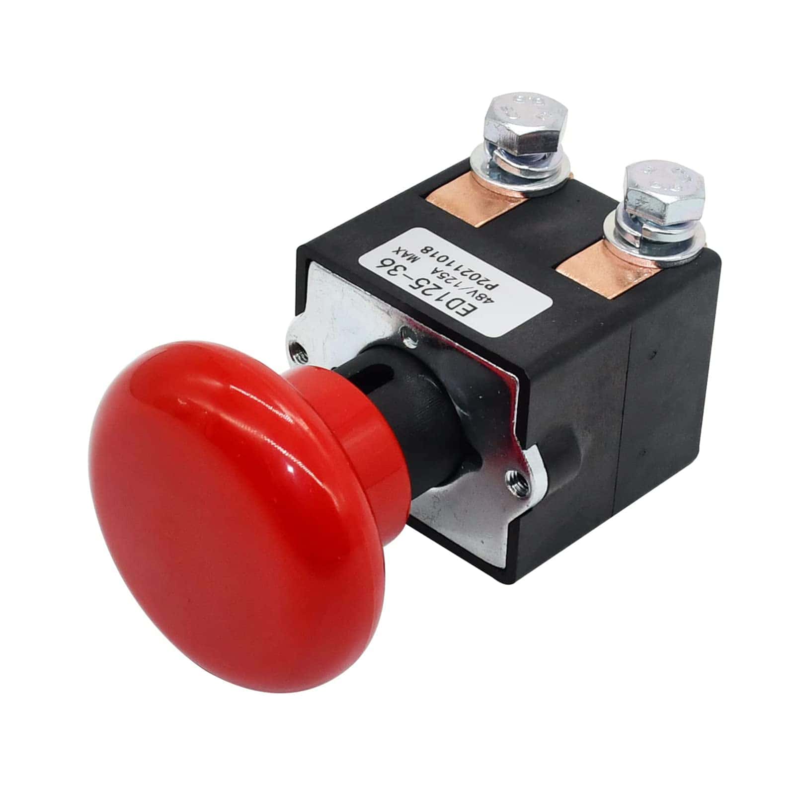 Botón de Emergencia Nayuank 1115-510008-00 ED125-36 48V - Imagen 3