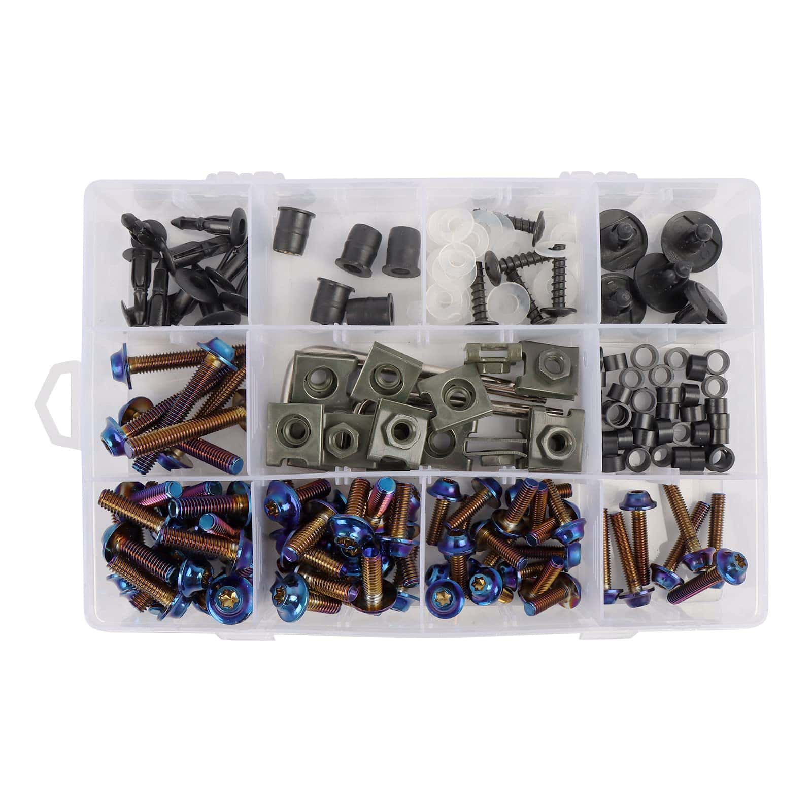 Kit de Tornillos para Carenado BAIONE 195PCS Acero