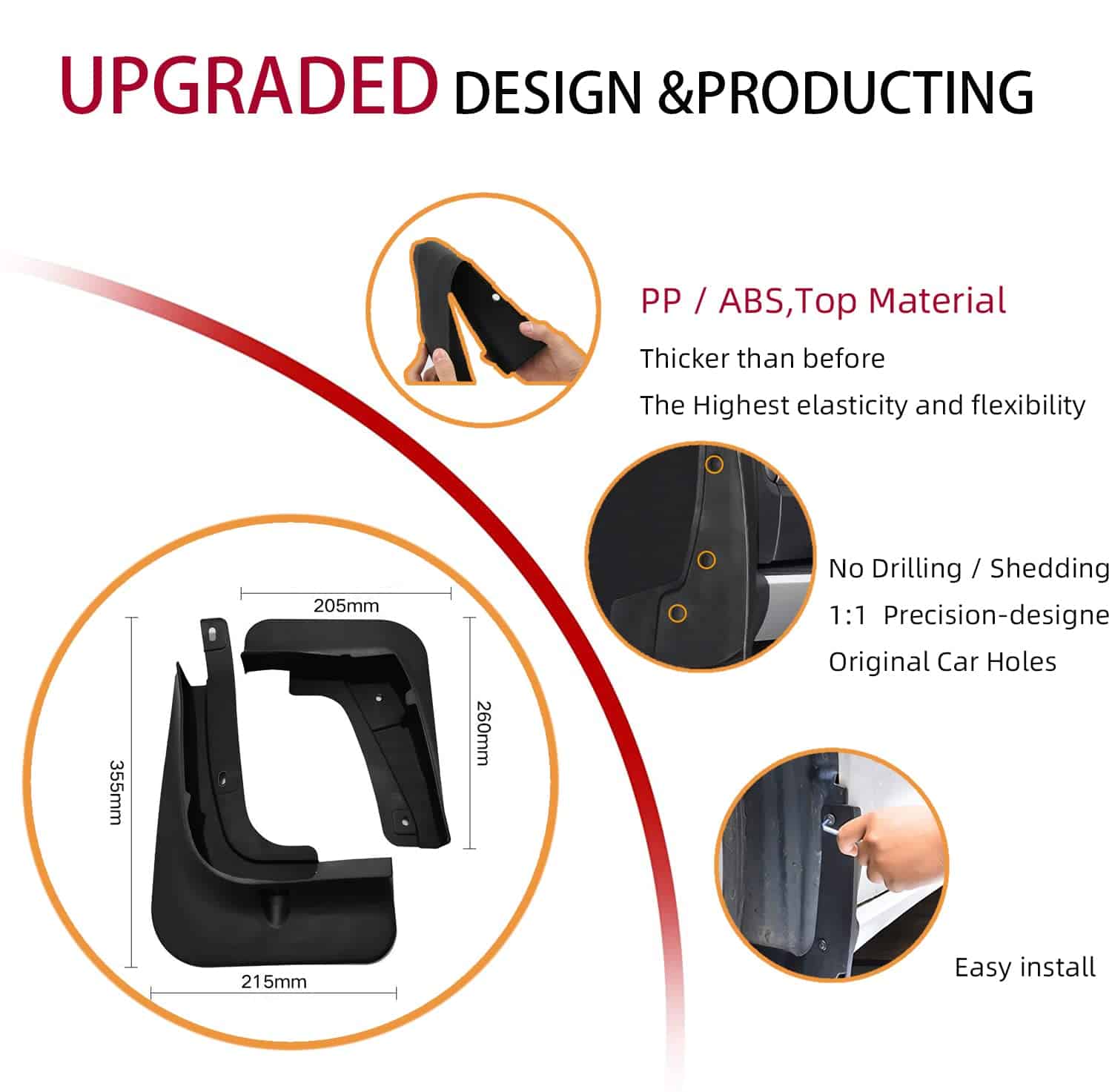 Kit de loderas para 2021 2022 Volkswagen VW ID.6 ID6X ID6 - Imagen 4