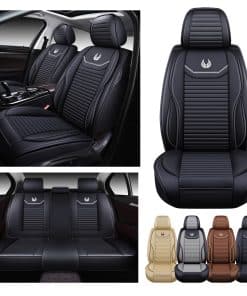 Funda de asiento para automóvil de cuero sintético Premium