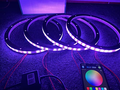 Anillos de Altavoces LED Sando Tech 4PCS 6.5'' Dream Color - Imagen 6