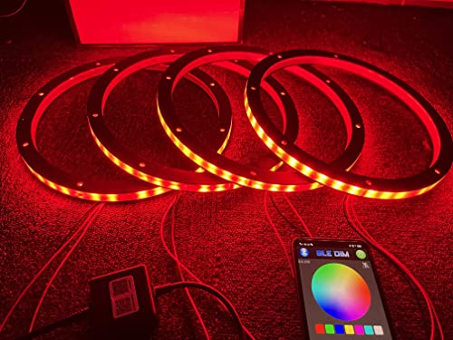 Anillos de Altavoces LED Sando Tech 4PCS 6.5'' Dream Color - Imagen 8