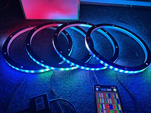 Anillos de Altavoces LED Sando Tech 4PCS 6.5'' Dream Color - Imagen 3