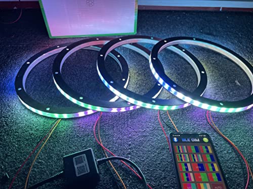 Anillos de Altavoces LED Sando Tech 4PCS 6.5'' Dream Color - Imagen 5
