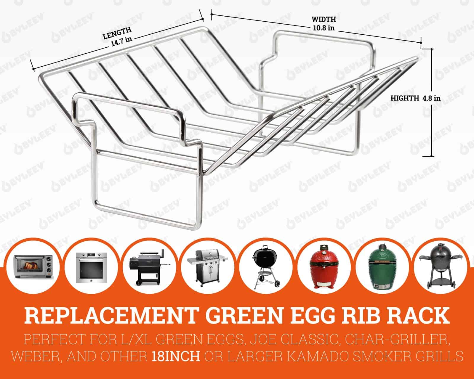 Accesorios para parrilla de costillas y asador para Green - Imagen 3
