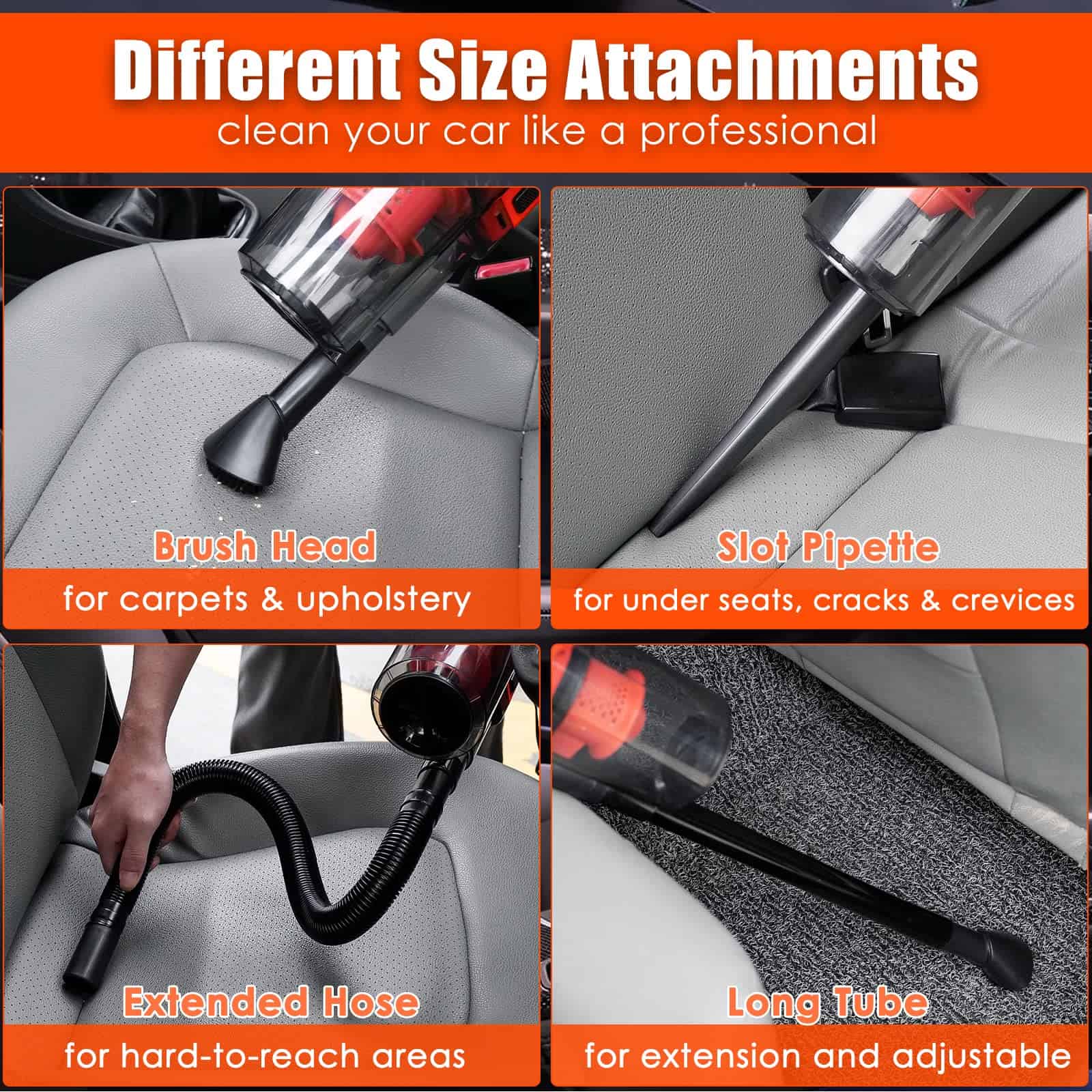 Kit de Limpieza para Automóvil vioview Interior, 17 Piezas - Imagen 5