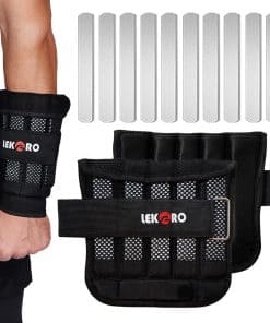 LEKÉRO Pesas de muñeca brazo, Pesas de muñeca ajustables,