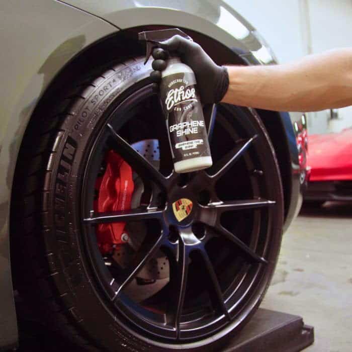Ethos Graphene Shine - Spray para brillo de llantas y - Imagen 4