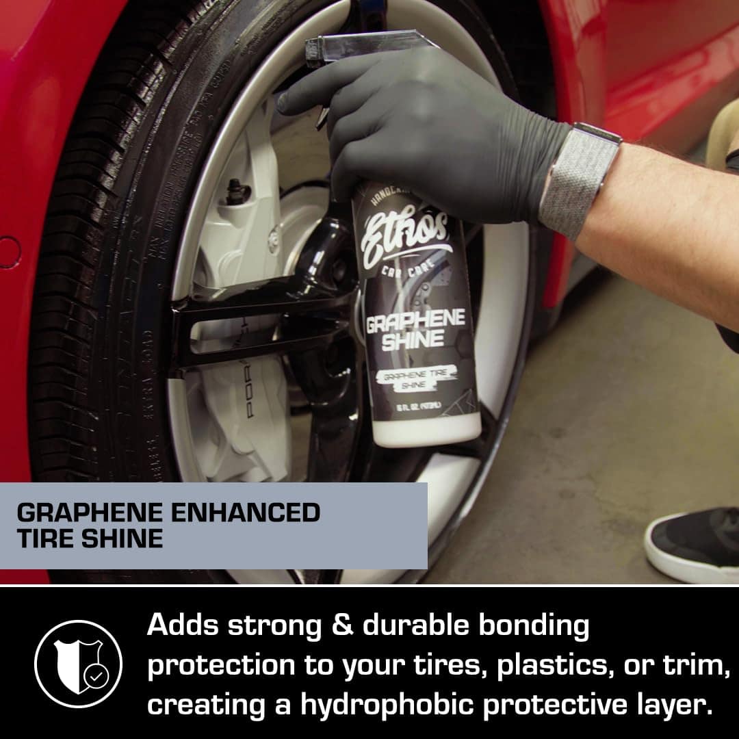 Ethos Graphene Shine - Spray para brillo de llantas y - Imagen 7