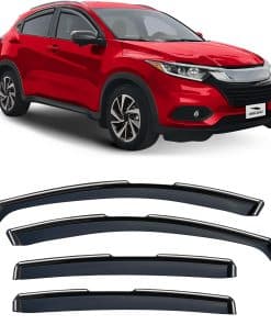 Voron Glass deflectores de lluvia extra -Negro