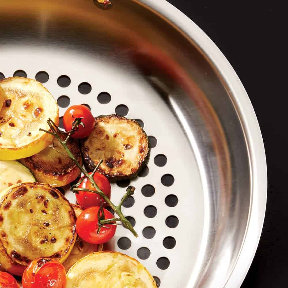 Cesta redonda de acero inoxidable para parrilla de exterior - Imagen 5