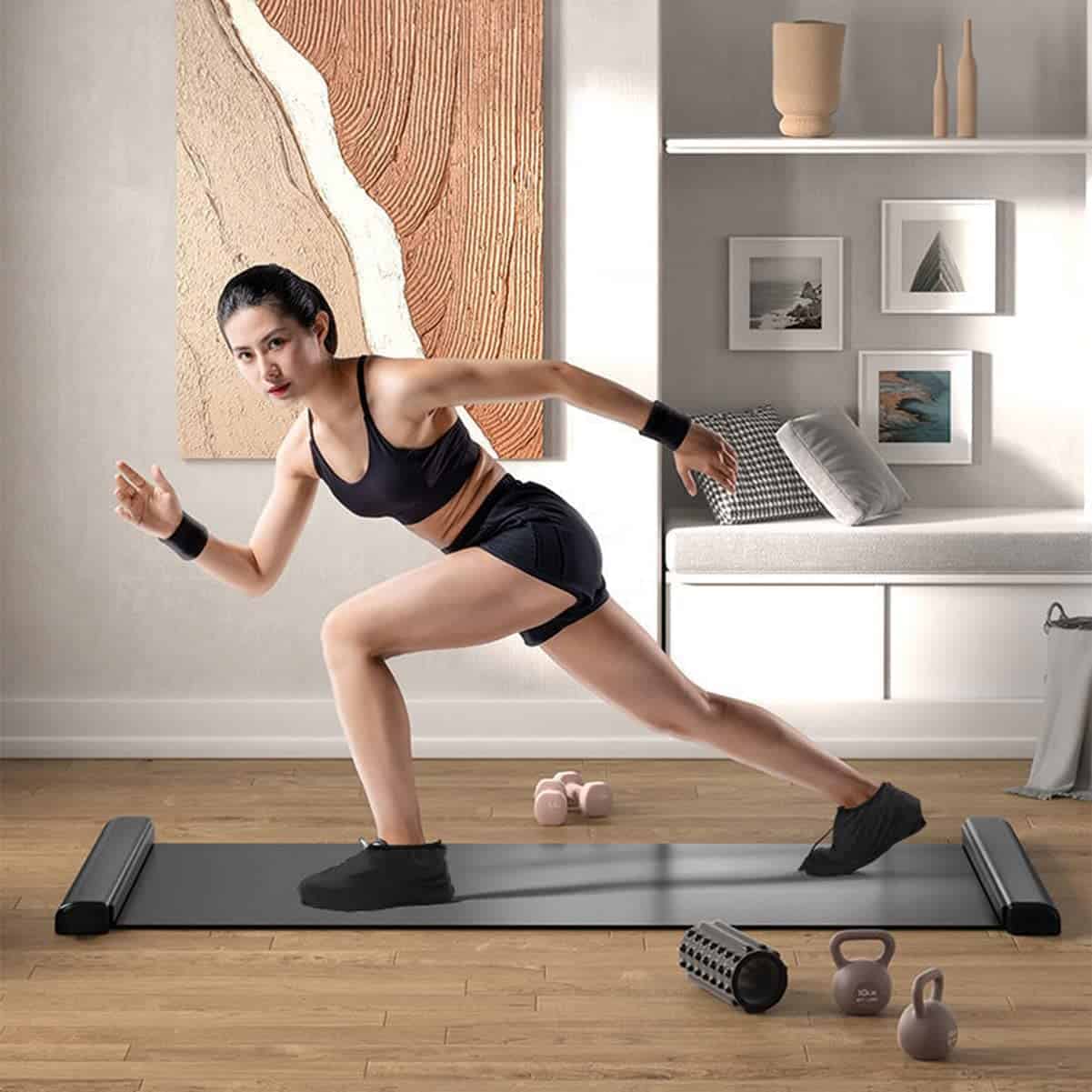 Tablero deslizante para ejercicios (78" L x 20" W) con - Imagen 8