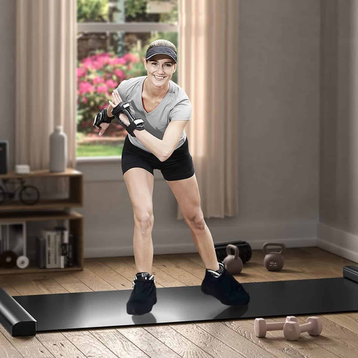 Tablero deslizante para ejercicios (78" L x 20" W) con - Imagen 4