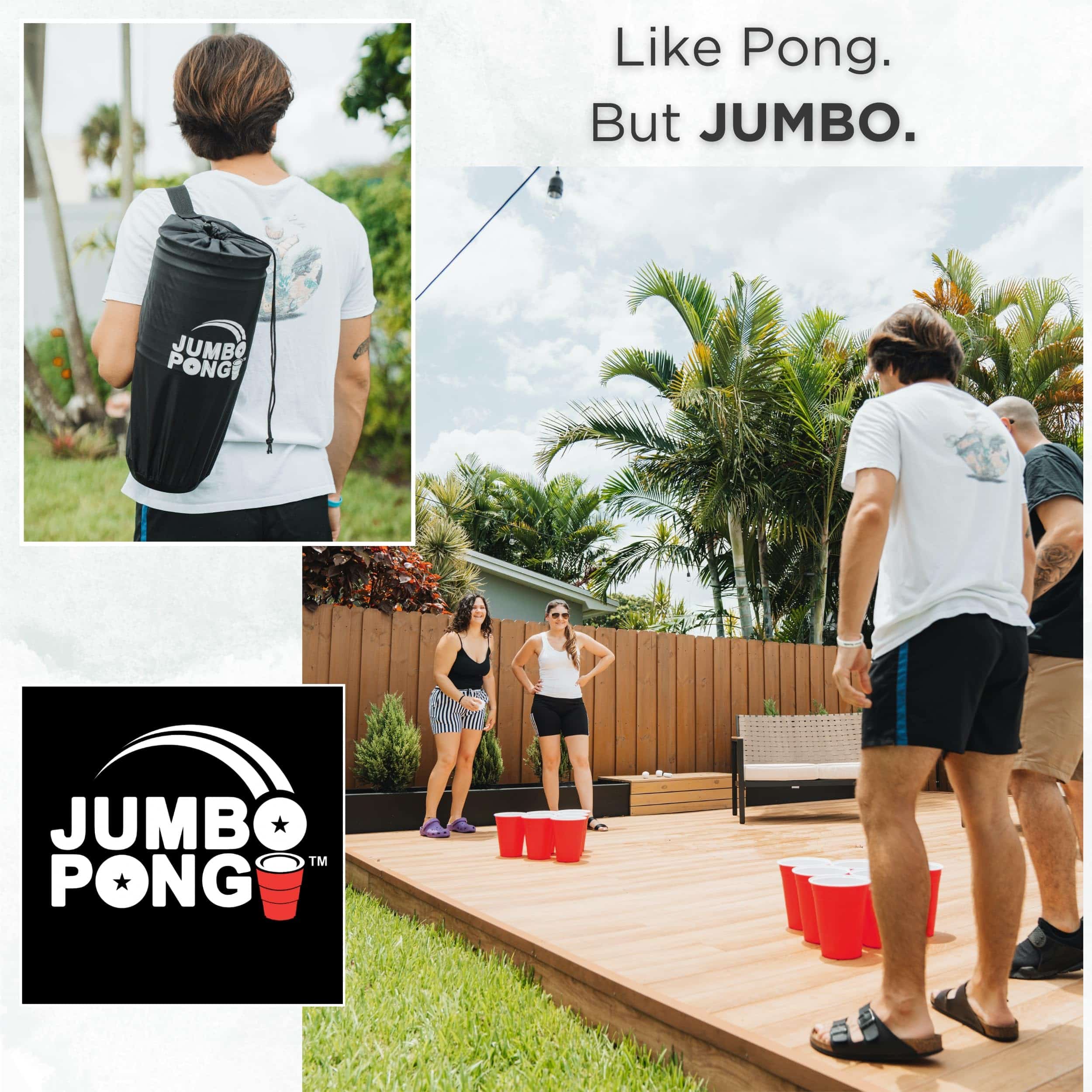Jumbo Pong - Juegos Gigantes de Pong de Patio para - Imagen 5