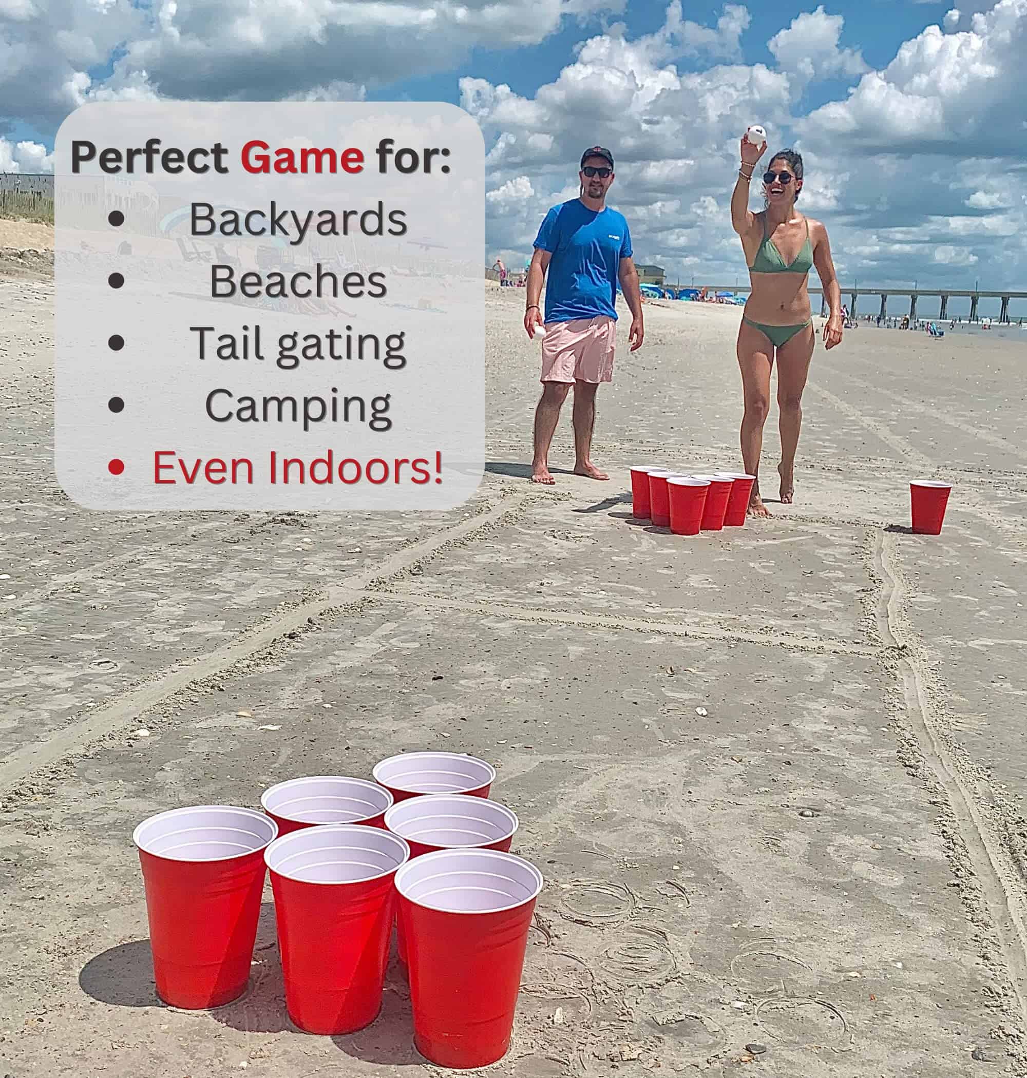 Jumbo Pong - Juegos Gigantes de Pong de Patio para - Imagen 3