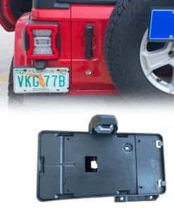 Porta matrículas trasero con luz para 2018-2024 Jeep