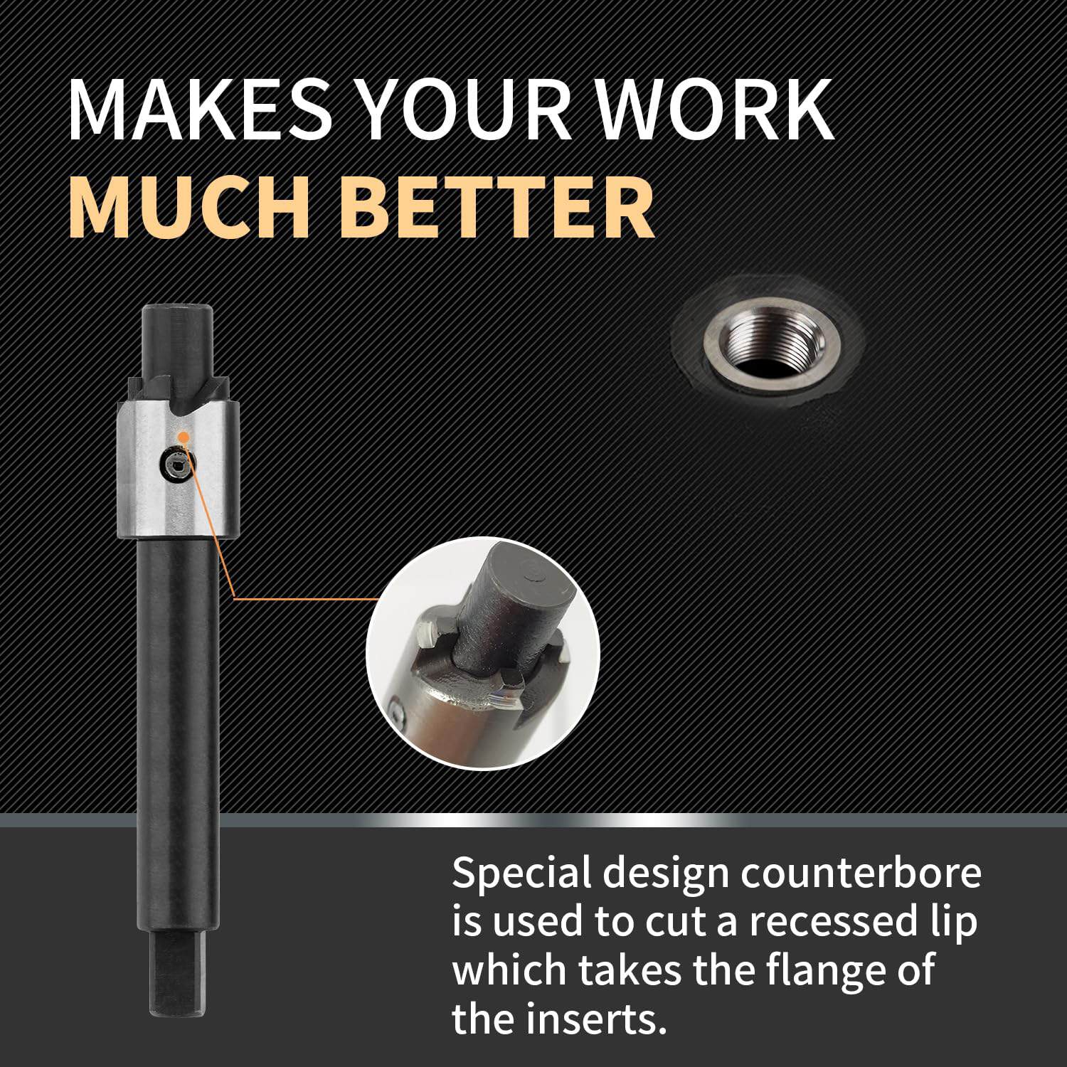 Kit de Reparación de Roscas SENNMONN M6X1.0 con Broca de - Imagen 5