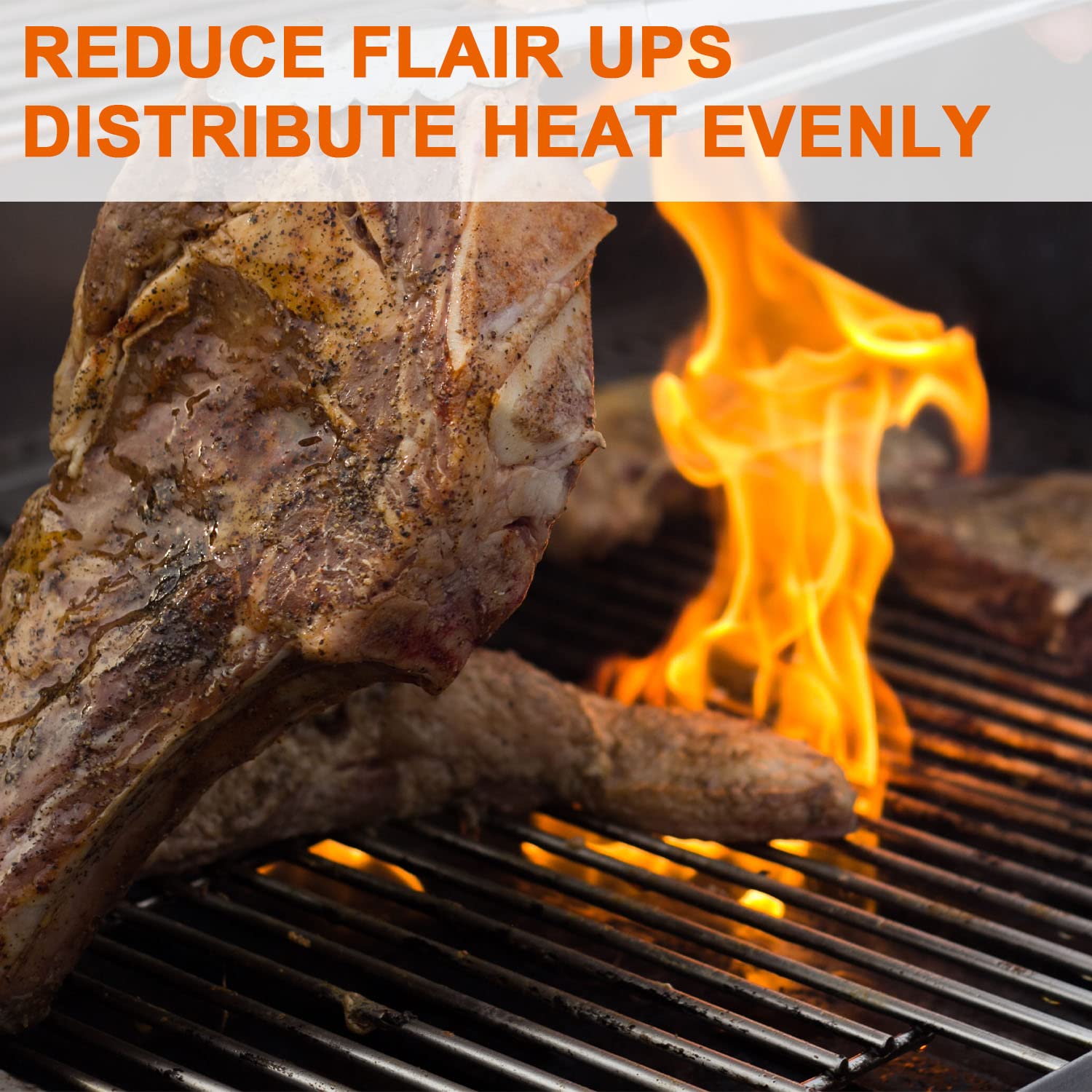 12-Pack Llamarada Cerámica para Parrillas Grand Turbo, - Imagen 8