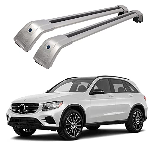 2Pcs Barras Transversales de Rack de Techo para