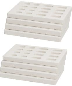 8-Pack Llama de Cerámica para Grand Turbo Parrillas, Piezas