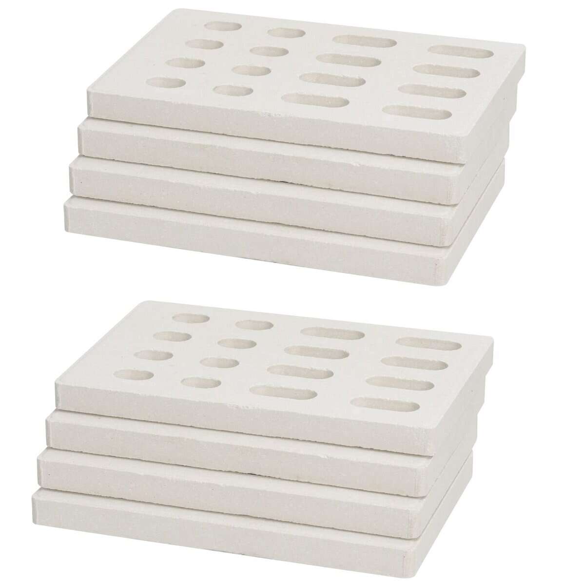 8-Pack Llama de Cerámica para Grand Turbo Parrillas, Piezas