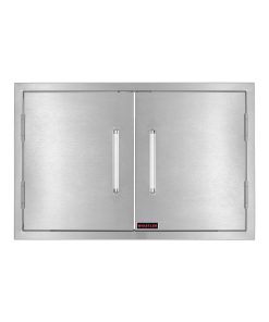 Puertas Dobles de Acero Inoxidable Whistler para