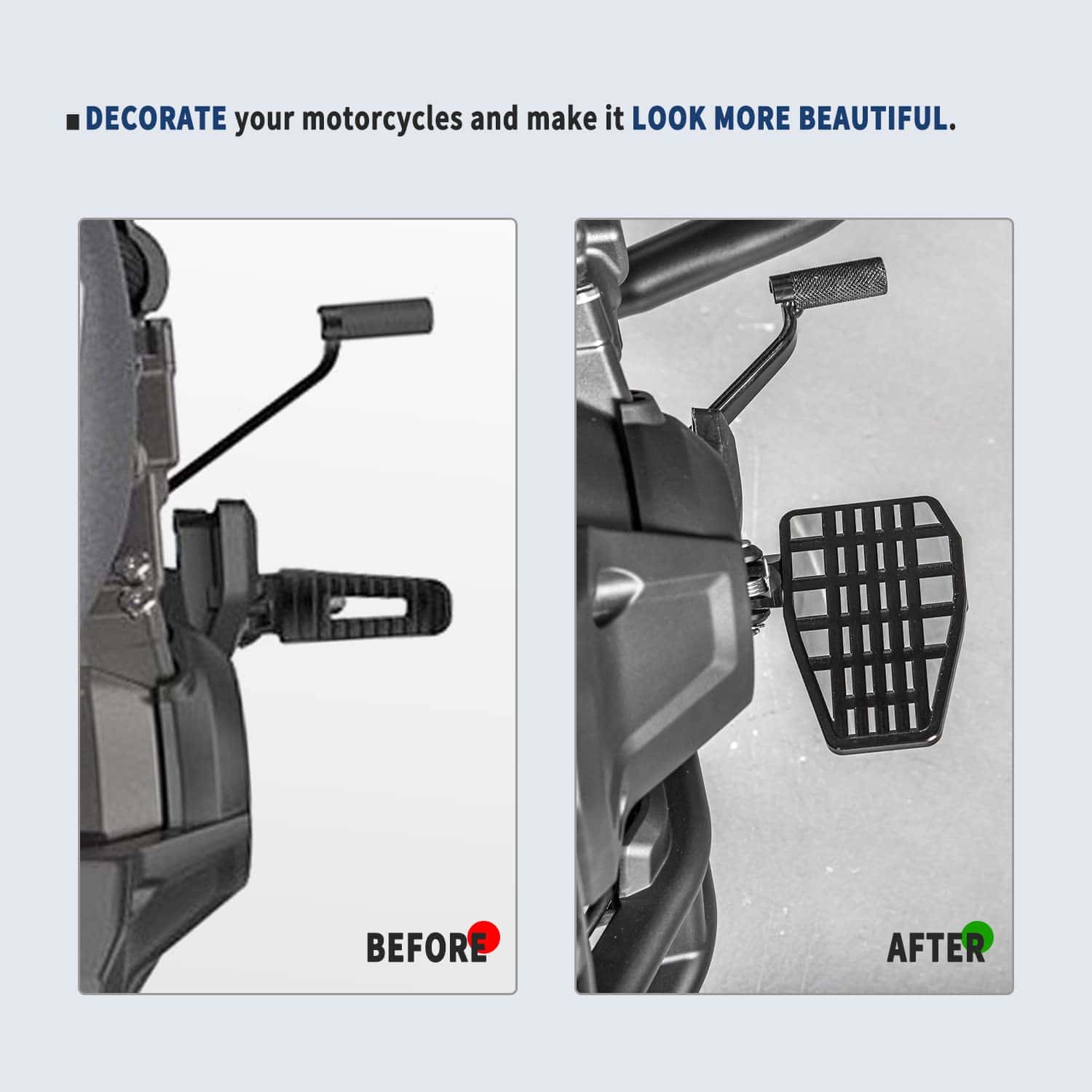 Estriberas para Motocicleta para Honda Rebel CMX1100 CM1100 - Imagen 7