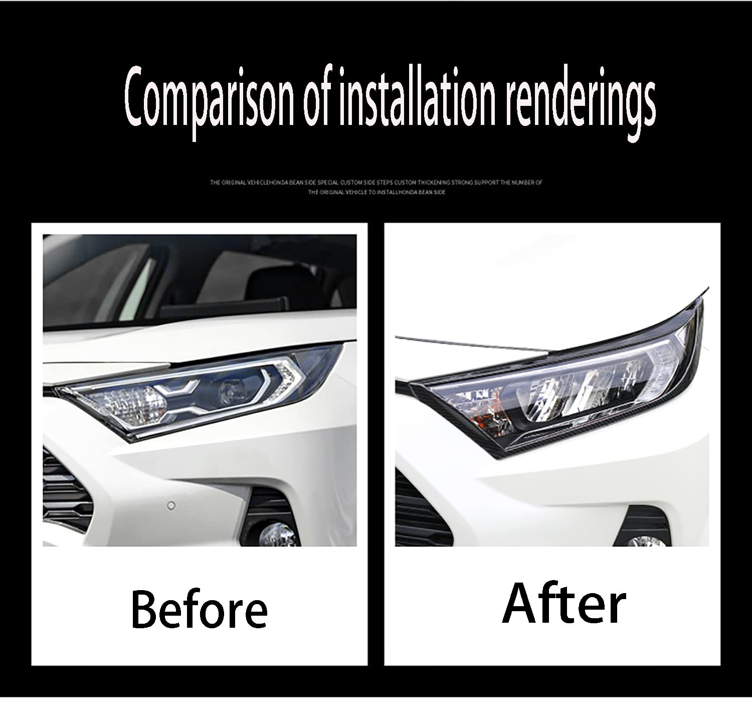 Accesorios para automóviles KEAIMEI para Toyota RAV4 2019 - Imagen 5