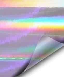 VViViD Vinilo Cromado Holográfico Plateado SuperCast