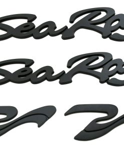 4pcs Nuevos Emblemas 3D de Letras de Onda SR de Sea Ray