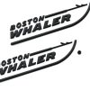 2pcs Emblema de Boston Whaler 3D Placa de nombre Letras