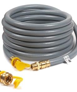 Manguera de Gas Natural de 24FT 3/4", Kit de Conversión de