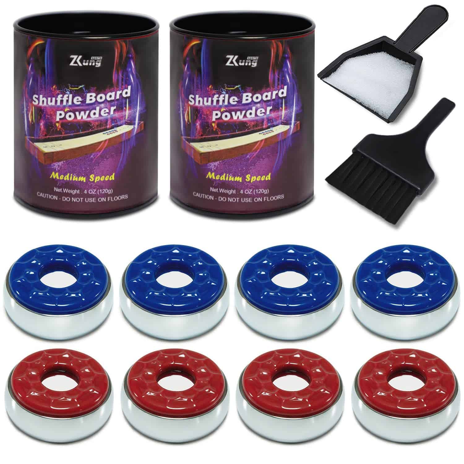 Set de Pucks y Arena para Shuffleboard - Pucks de Mesa de 2
