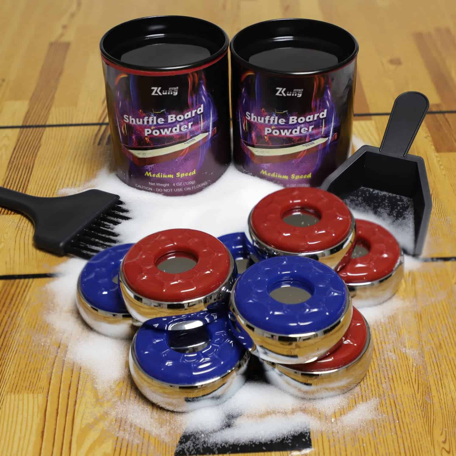 Set de Pucks y Arena para Shuffleboard - Pucks de Mesa de 2 - Imagen 8