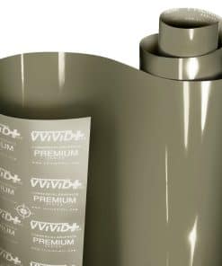 VViViD+ Ultra Gloss Khaki Green 10ft x 5ft Rollo de