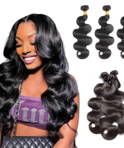 Rizos corporales Paquetes de Cabello Humano 16 18 20