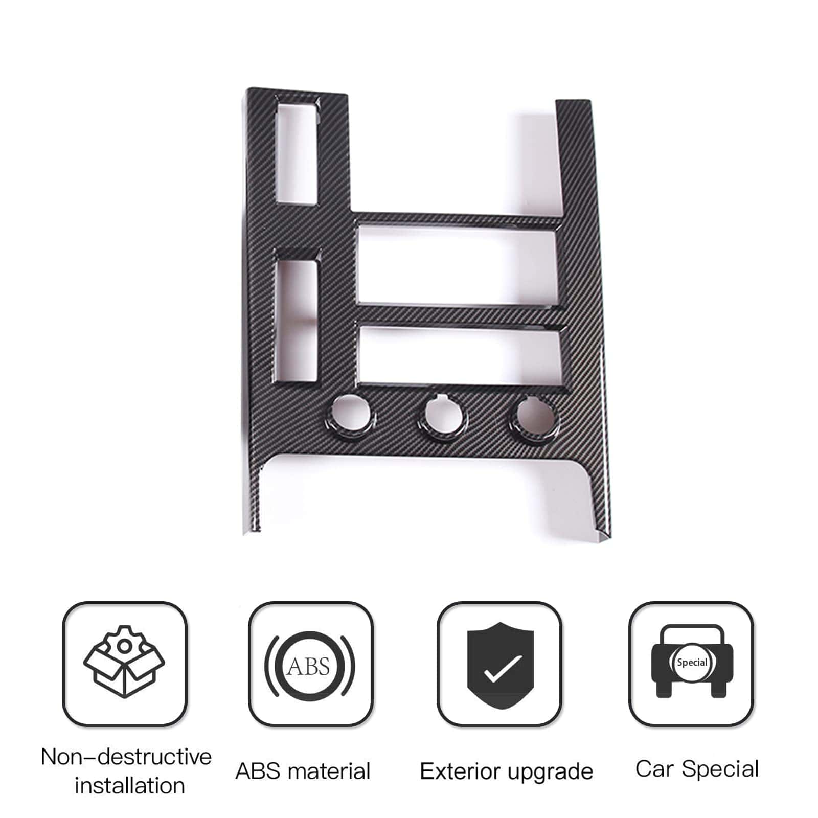 PIUGILH Cubierta Decorativa de Panel de Consola Central del - Imagen 4