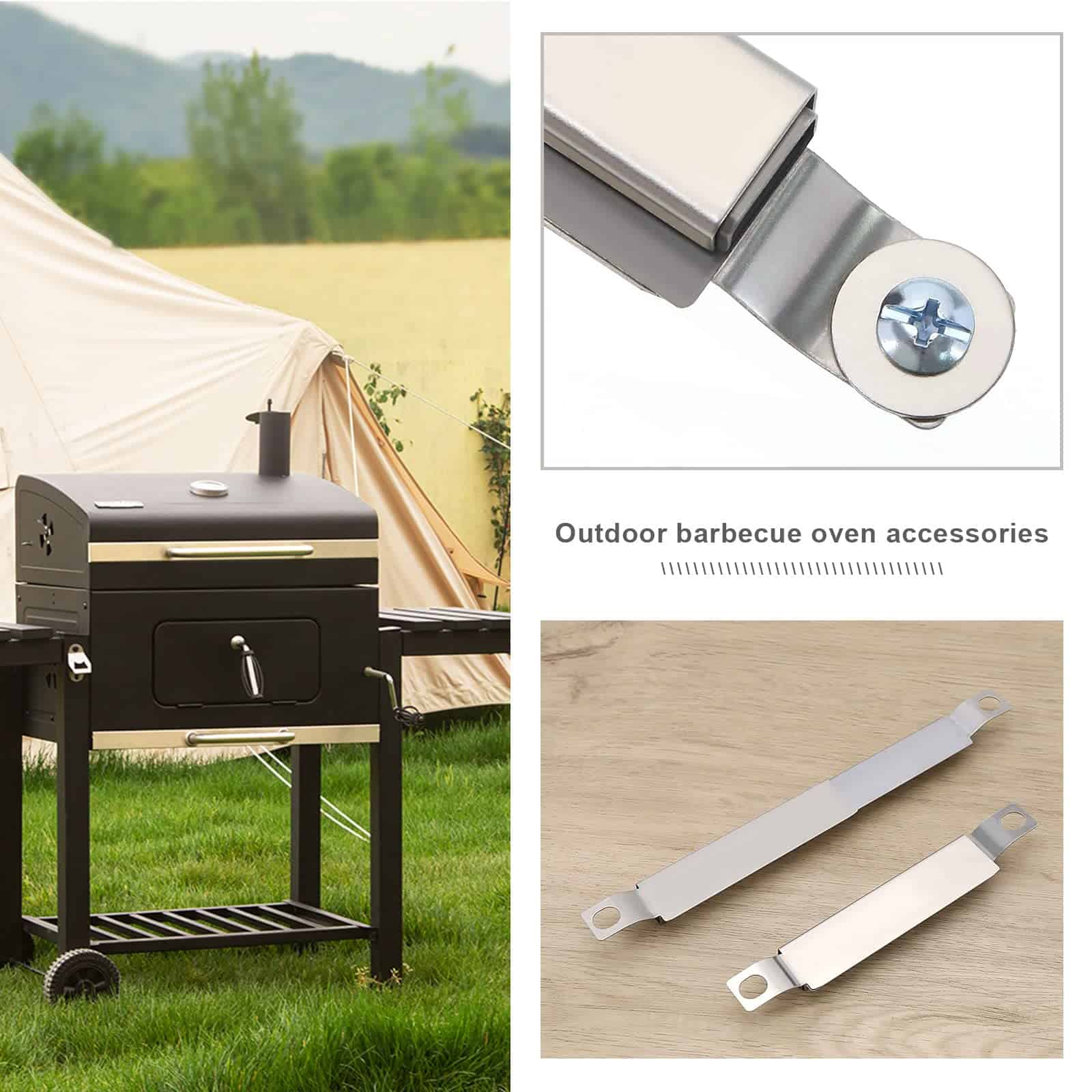 Create idea 6PCS Tubo de Cruce Ajustable 130mm - 210mm Tubo - Imagen 3